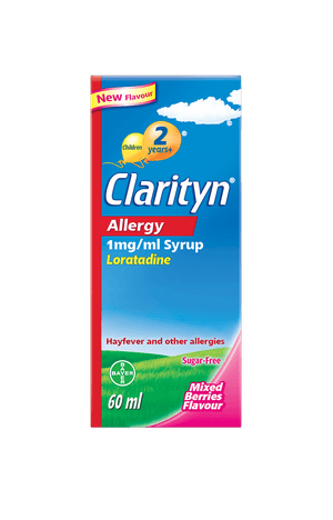 Clarityn Children's Allergy Syrup 60ml - welzo