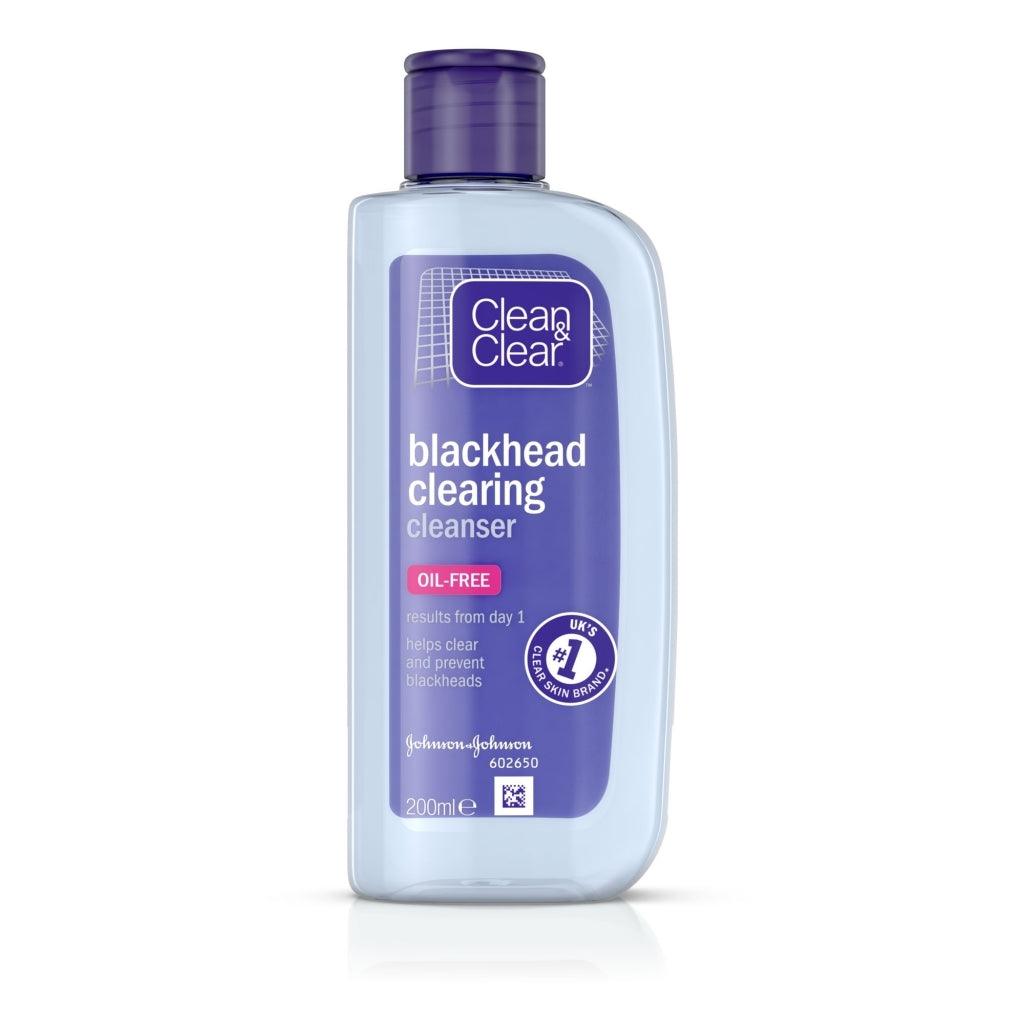 Clean & Clear Face Care Blackhead Clearing Cleanser 200ml - welzo