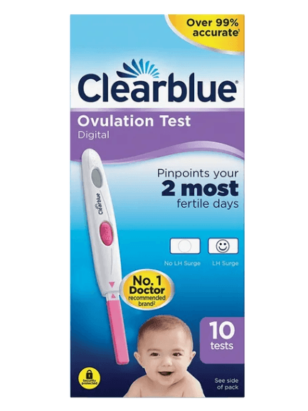 Clearblue Ovulation Digital Test Pack of 10 - welzo