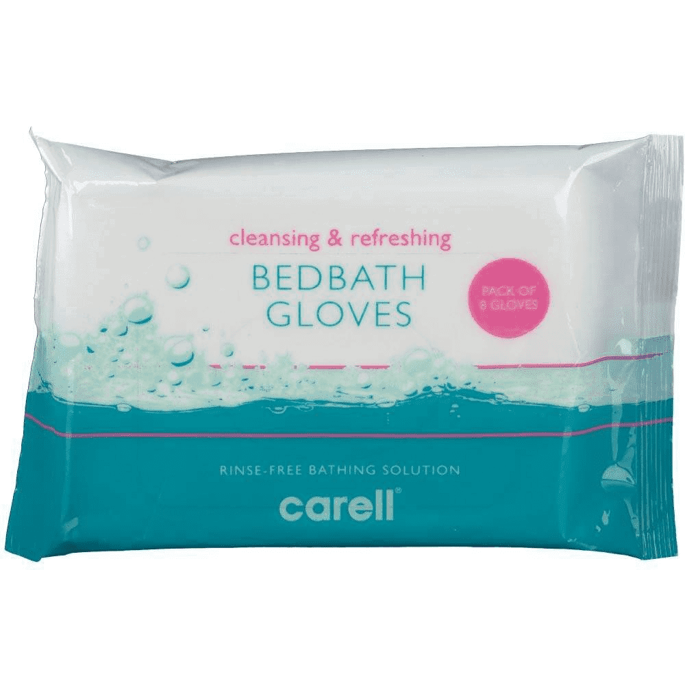 Clinell Carell Bed Bath Gloves Pack of 8 - welzo