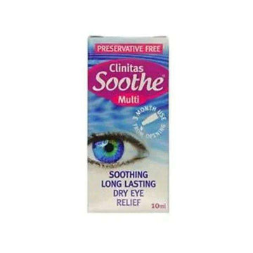 Clinitas Soothe Multi Dry Eye Relief Drops 10ml - welzo