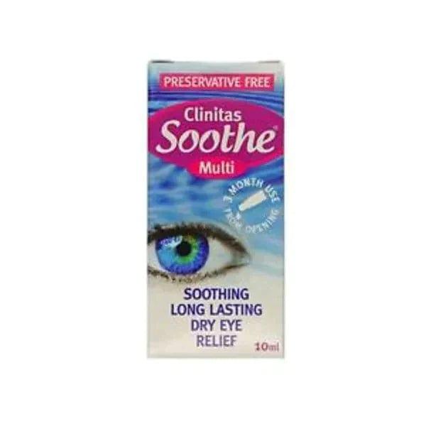 Clinitas Soothe Multi Dry Eye Relief Drops 10ml - welzo