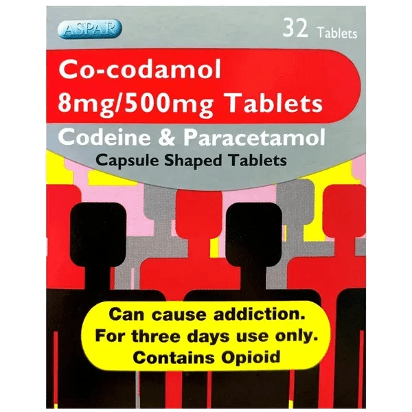 Co-codamol Tablets Pack of 32 - welzo