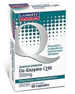 Co-Enzyme Q10 200mg - 60 Capsules - Lamberts - welzo