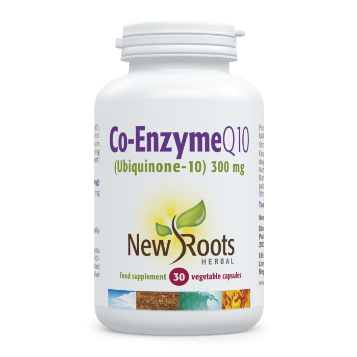 New Roots билков коензим Q10 300 mg – 30 капсули