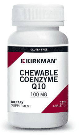 Coenzyme Q10 100mg, 120 Chewable Tablets - Kirkman Labs - welzo