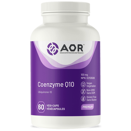 Coenzymes Q10 100mg - 60 Capsules - AOR - welzo