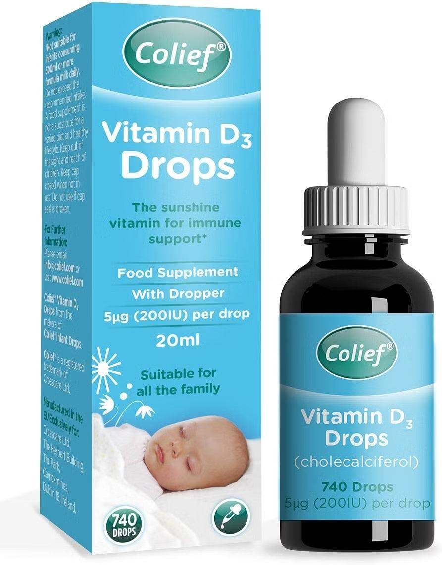 Colief Vitamin D3 Drops 20ml - welzo