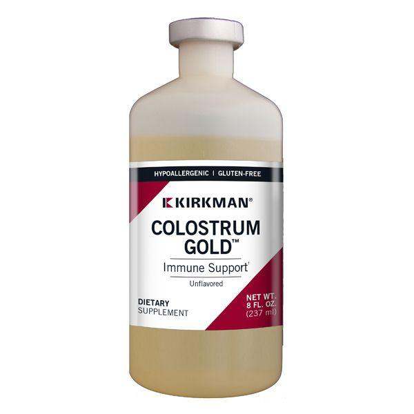 Colostrum Gold, Immune Support (Unflavored, Hypoallergenic) 8 fl oz (237ml) - Kirkman Labs - welzo