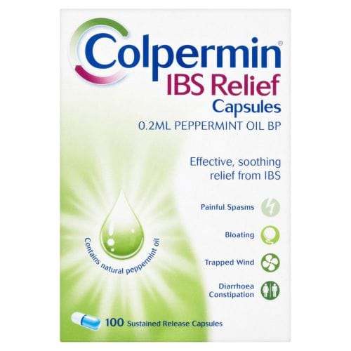 Colpermin IBS Relief Capsules Pack of 100 - welzo