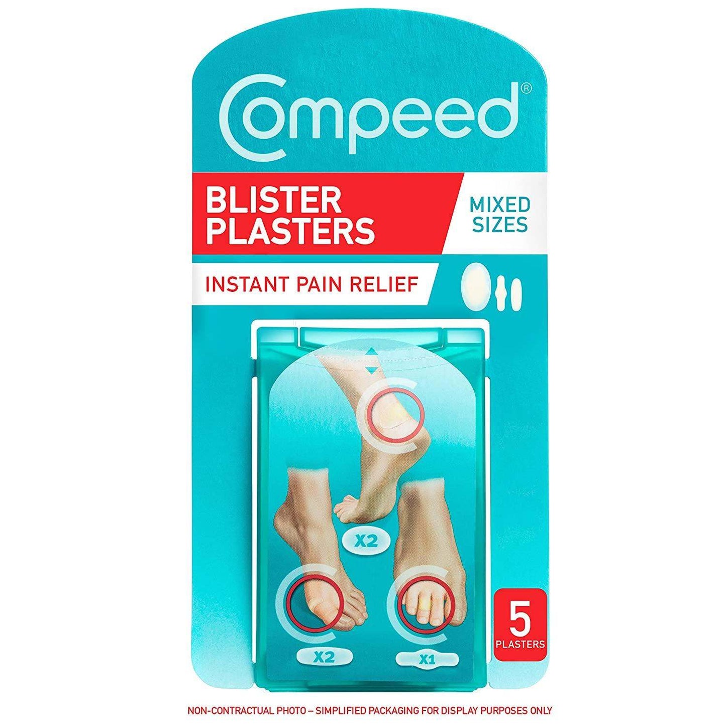 Compeed Blister Plasters Mixed Sizes Pack of 5