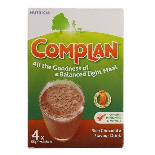 Complan Sachets Chocolate 55g Pack of 4 - welzo