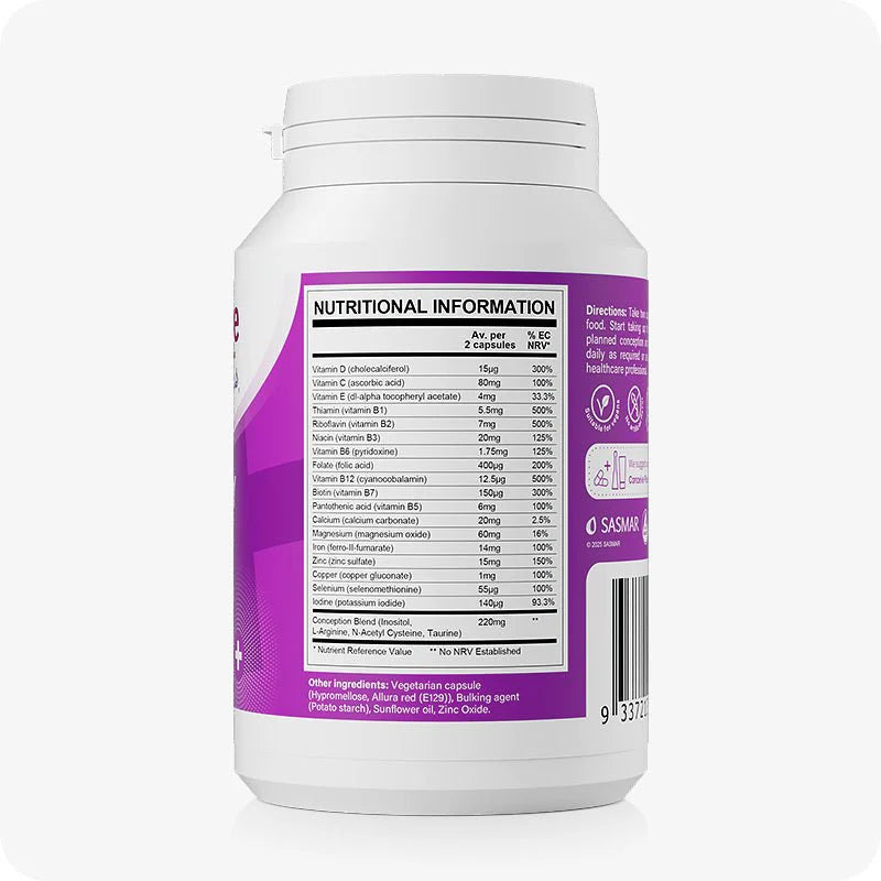Conceive Plus Women's Fertility Support Capsules Pack of 60