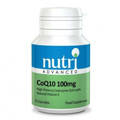 CoQ10 100mg 30 Caps - Nutri Advanced - welzo