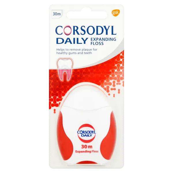 Corsodyl Daily Expanding Floss 30m - welzo