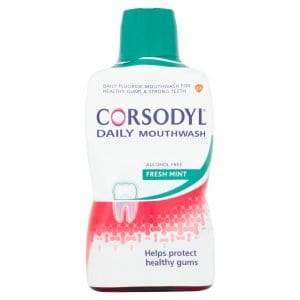 Corsodyl Daily Freshmint Mouthwash Alcohol Free 500ml - welzo