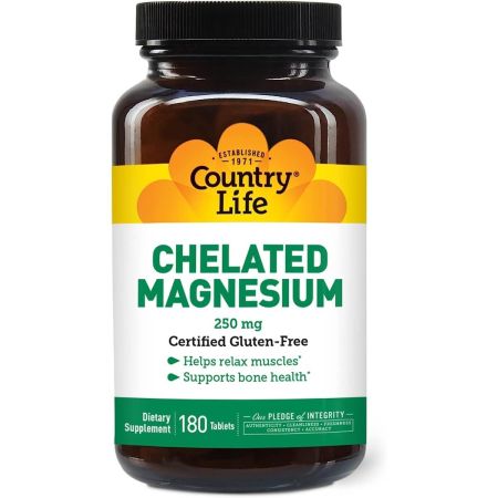 Country Life Chelated Magnesium 250 mg 180 tablett