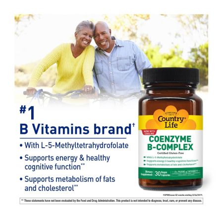 Country Life Coenzyme Bcomplex Advanced 240 vegán kapszulák