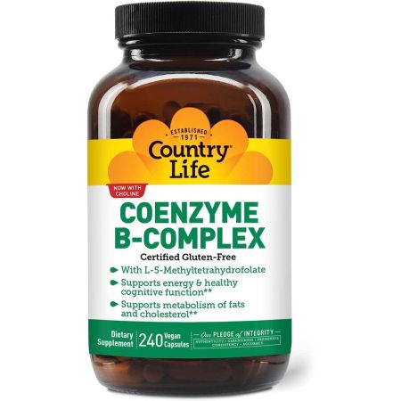 Šalies gyvenimas „Coenzyme Bcomplex Advanced 240“ veganiškos kapsulės