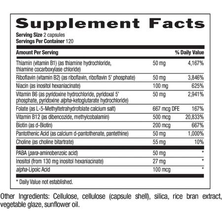 Country Life Coenzyme Bcomplex Advanced 240 Veganskih kapsul