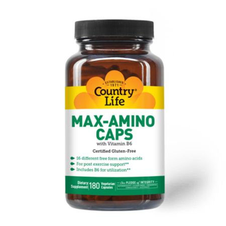 Country Life Maxamino Caps με βιταμίνη B6 180 κάψουλες