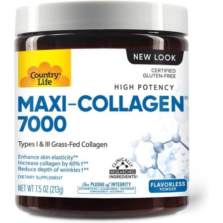 Country Life MaxiCollagen 7000 7.5oz Powder