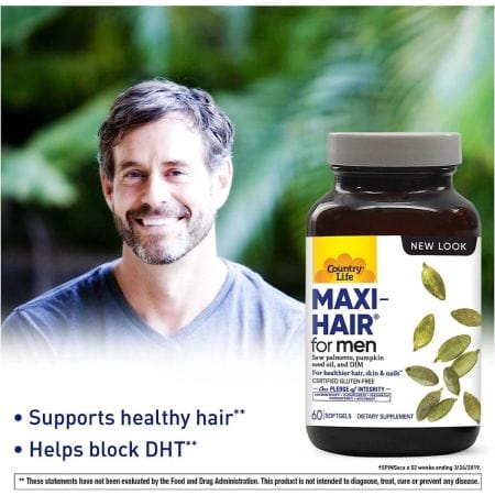 Country Life MaxiHair for Men 60 Softgels