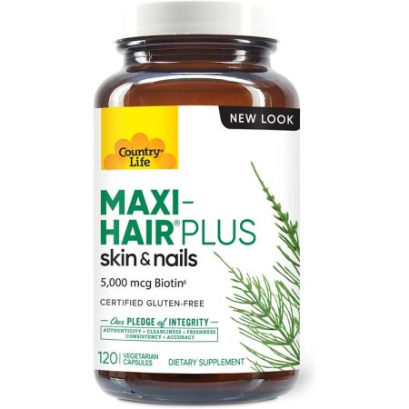 Viața de țară Maxihair Plus Biotin 120 Capsule vegetariene