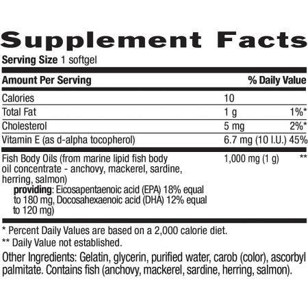 Country Life omega3 halolaj 1000 mg 200 softgel