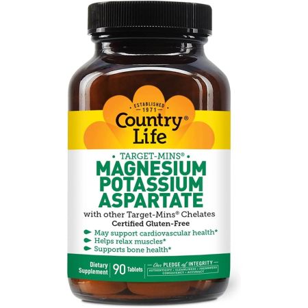 Country Life Targetmins Magnesio di potassio aspartato 90 compresse