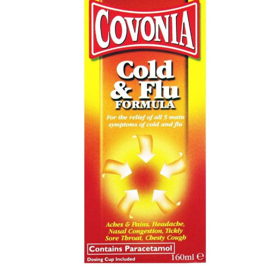 Covonia Cold & Flu Formula 160ml - welzo