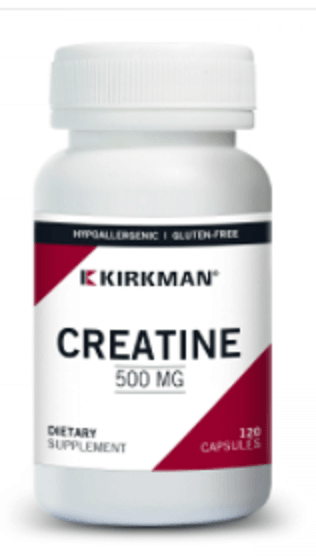 Creatine 500 mg, 120 Capsules - Kirkman Labs (Hypoallergenic) - welzo