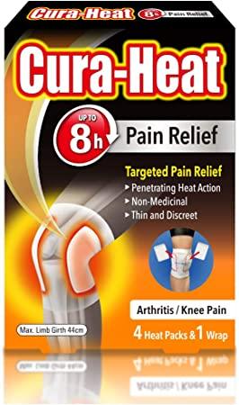 Cura-Heat Arthritis Knee Pain Relief Pack of 4 - welzo
