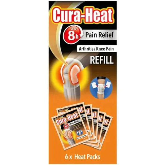 Cura-Heat Arthritis Pain Refill Pack of 6 - welzo