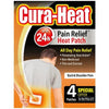 Cura-Heat Heat Packs Back & Shoulder Pain Pack of 3+1 - welzo