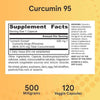 Curcumin 95, 500 mg, 120 Capsules - Jarrow Formulas - welzo