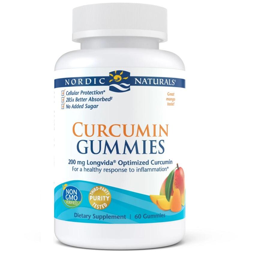 Curcumin (Mango) 60 Gummies - Nordic Naturals - welzo