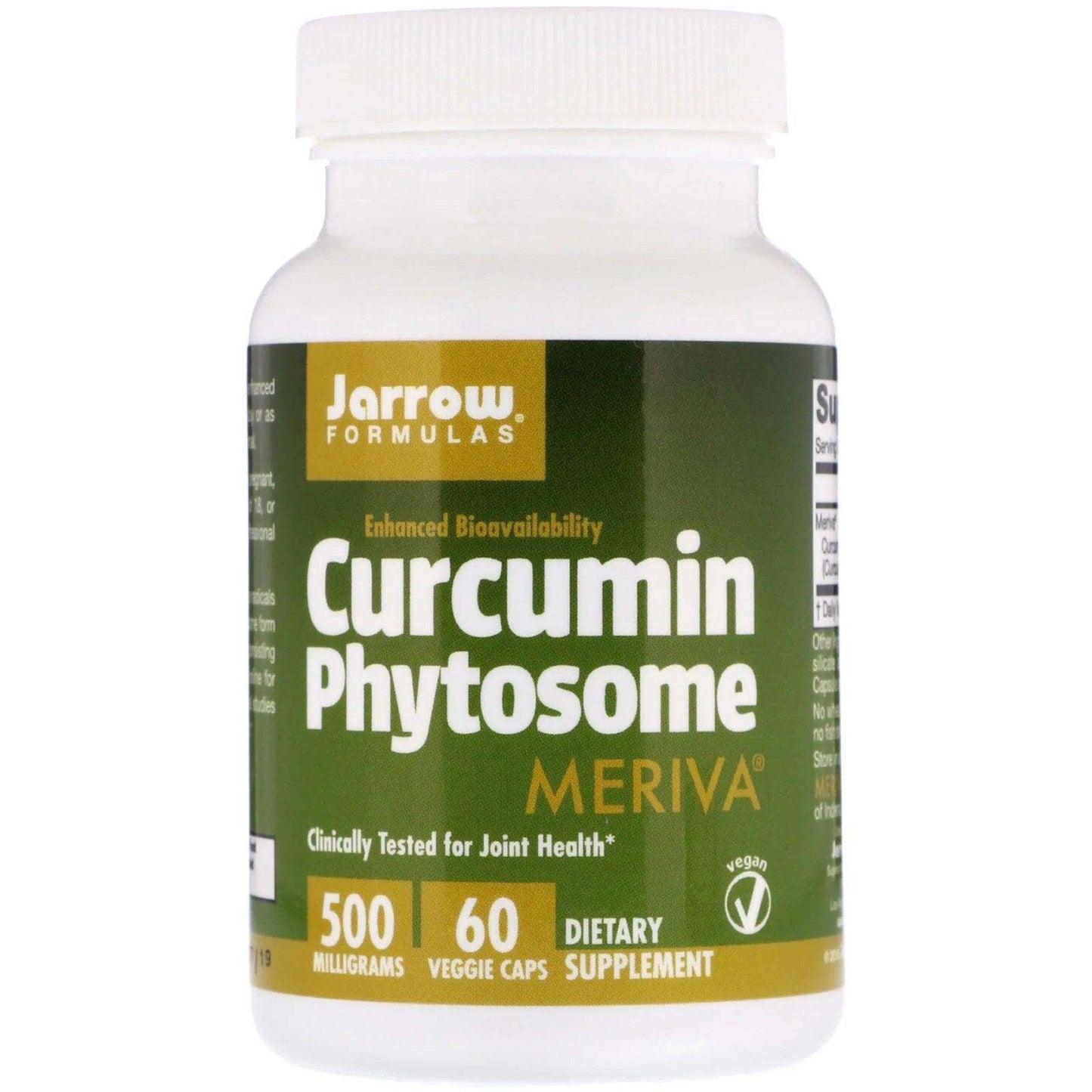 Curcumin Phytosome with Meriva, 500mg, 60 Capsules - Jarrow Formulas - welzo