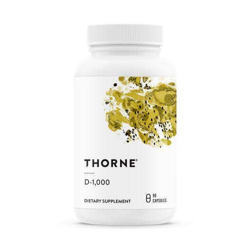 D-1,000 (D3 / D-3), 90 Vegetarian Capsules - Thorne Research - welzo