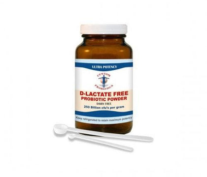 Custom Probiotics D-Lactate Free Probiotics 50g powder for sensitive guts, UK stockist Welzo