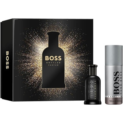 BOSS Men's Bottled Parfum Festive Gift Set 50ml and Spray Deodorant 150ml