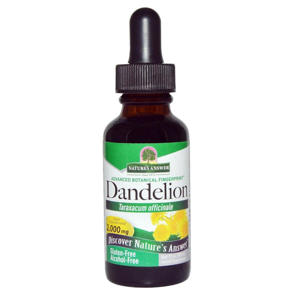 Dandelion, Alcohol Free 2000mg, 30ml - Nature's Answer - welzo