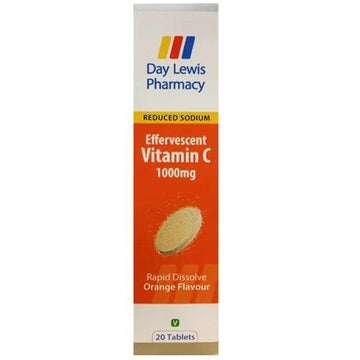 Day Lewis Effervescent Vitamin C 1000mg Tablets Pack of 20 - welzo