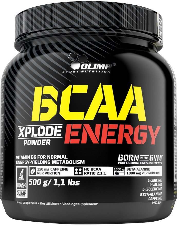 Olimp Nutrition BCAA Xplode Energy, Xplosive Cola (EAN 5901330079603) - 500 grams