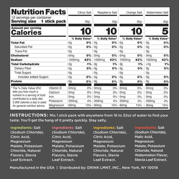 LMNT Electrolytes Recharge Supplements