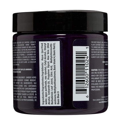 Manic Panic Purple Haze Classic Creme Vegan Cruelty Free Semi Permanent Hair Dye 118ml