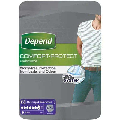 Depend Comfort Protect Underwear for Men Level 7 - welzo