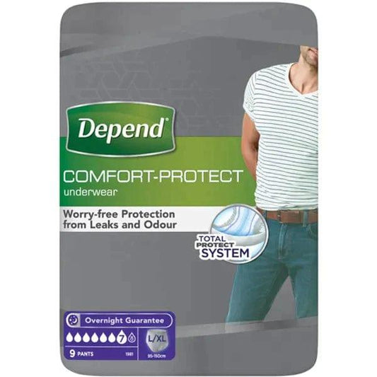 Depend Comfort Protect Underwear for Men Level 7 - welzo