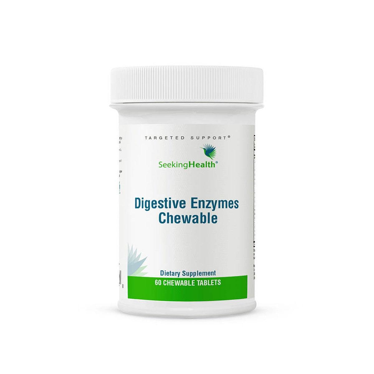 Digestion Enzymes (Formerly Digestion Intensive) - 60 Chewable Tablets - Seeking Health - welzo