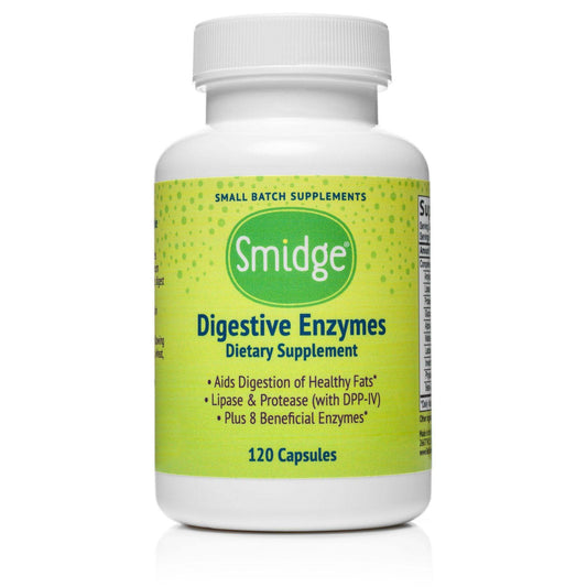 Digestive Enzymes (formerly GutZyme Organic3) - 120 Capsules - Smidge - welzo